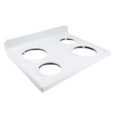 Whirlpool RF114PXST0 Cooktop Main Top (White) - Genuine OEM