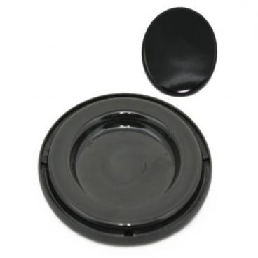 Whirlpool YSF315PEKW0 Burner Cap (Black) - Genuine OEM