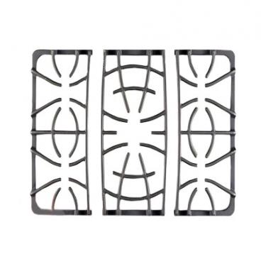 Frigidaire BGGF3042KFR Burner Grate Kit (3 piece - Left, right, and center w/foot pads) - Genuine OEM