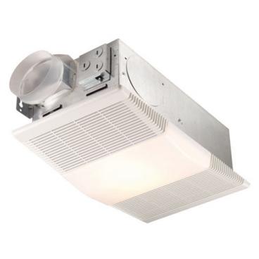Broan Part# 665RP 70 CFM, 4.0 Sones, Exhaust Fan with 1300W Heater and 100W Incandescent Lightbulb (OEM)