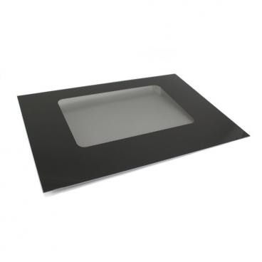 GE EER3000F01CC Oven Glass Door Panel (Black) - Genuine OEM