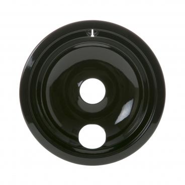 GE JBP30CB1CC Burner Drip Bowl (8 in, Black) - Genuine OEM