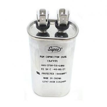 Supco Part# CR10X440 Oval Run Capacitor (OEM) 440V