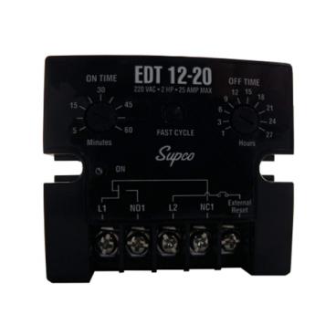 Supco Part# EDT12-20 Adjust Electronic Interval Timer (OEM)