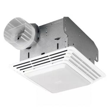 Broan Part# HD80L Heavy Duty Ventilation Fan and Light, 80 CFM 2.5 Sones (OEM)