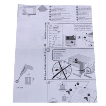 Bosch Part# 00553042 Instruction Manual (OEM)