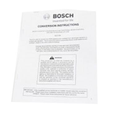 Bosch Part# 00553128 Installation Instructions (OEM)