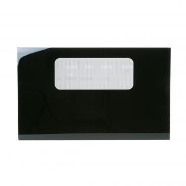 GE JGBP28DED1WH Exterior Oven Door Glass - Black - Genuine OEM