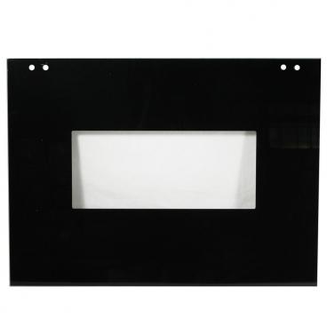 KitchenAid KEHC309JWH05 Outer Door Glass (Black) Genuine OEM