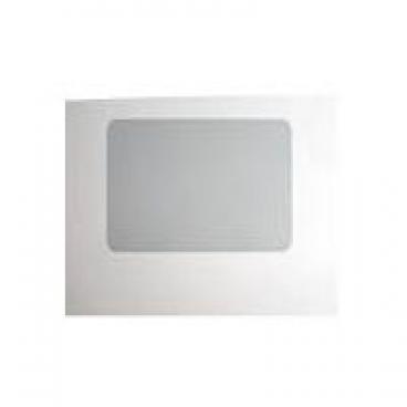 GE JBP15DM1BB Outer Oven Door Glass (White) - Genuine OEM