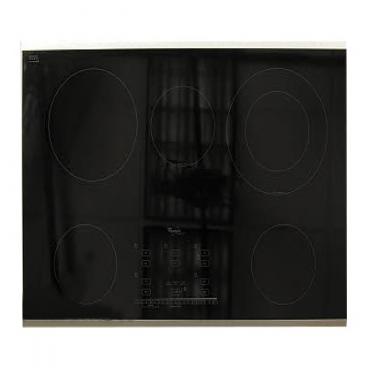 Whirlpool G9CE3065XB00 Replacement Main Glass Cooktop (stainless trim) - Genuine OEM