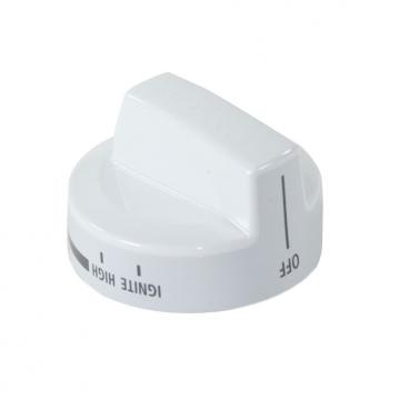 Whirlpool GFG464LVB0 Surface Burner Control Knob (White) Genuine OEM
