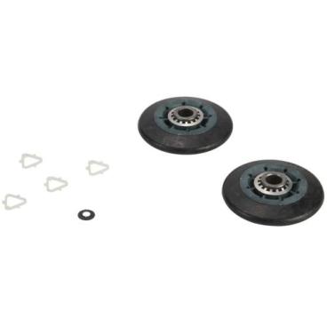 Whirlpool LTG5243DQA Drum Support Roller Kit - Genuine OEM