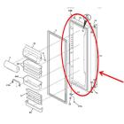 Frigidaire Part# 241837226 Refrigerator Door Assembly (OEM)