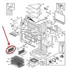 Frigidaire Part# 318240019 Glide and Support Assembly (OEM)