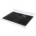 Amana AER5844VAB0 Glass Stove Cooktop (with White Trim) - Genuine OEM