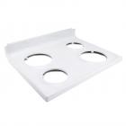 Whirlpool RF114PXST0 Cooktop Main Top (White) - Genuine OEM
