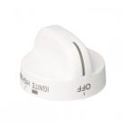 Whirlpool SF369LEKT0 Burner Control Knob (White) - Genuine OEM