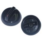 Whirlpool WFG114SVQ0 Surface Burner Knob (Black) - Genuine OEM