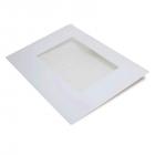 Whirlpool WFG510S0AB2 Outer Glass Door Panel (White) - Genuine OEM