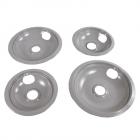 Kenmore 790.45489502 Burner Drip Bowls (Kit of 4) -grey - Genuine OEM