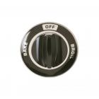 GE JAS01J1 Burner Control Knob (Black) - Genuine OEM