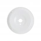 GE JGP336WEV2WW Porcelain Burner Drip Bowl (Large, White) - Genuine OEM