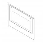 GE JK5500DF1WW Outer Door Glass Panel (White) - Genuine OEM