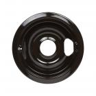 GE JP300R2BL Burner Drip Bowl (6 in, Black Porcelain) - Genuine OEM