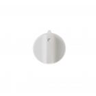 GE ZGU661ES1 Top Burner Control Knob (White) - Genuine OEM