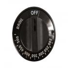 Hotpoint RGB508PEA2CT Temperature Control Knob (Black) - Genuine OEM