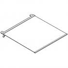 LG Part# AHT74093802 Glass Shelf Assembly - Genuine OEM