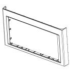 Whirlpool Part# W10866701 Door Frame Assembly (Black Stainless) - Genuine OEM