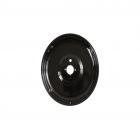 GE Part# WB31K5076 Porcelain Burner Drip Bowl (OEM) Large, 9in, Black