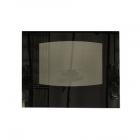 GE Part# WB57K10076 Door Glass (OEM) Black