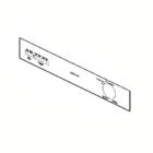 GE Part# WD34X11564 Graphic And Insert Assembly - Genuine OEM