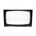 Amana AGS5730BDS Glass, Oven Door (stl) Genuine OEM