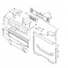 Whirlpool Part# W10117565 Control Panel (OEM)