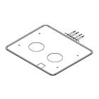 GE Part# WB44T10107 Shield Broil Assembly (OEM)