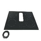 GE PP989SN1SS Replacement Glass Cooktop - Black - Genuine OEM