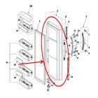 Samsung Part# DA91-01606M Door Foam Assembly (OEM)