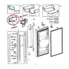 Samsung Part# DA97-07821U Dispenser Cover Assembly (OEM)