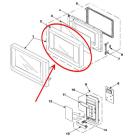 Samsung Part# DE64-00037D Door Assembly (OEM)