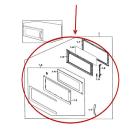 Samsung Part# DE94-01811D Door Assembly (OEM) Sts
