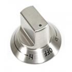 Electrolux E36EC75HSS1 Surface Burner Control Knob (Stainless - Position 1, 2, 4, or 6)