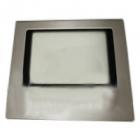 Frigidaire FEF352GMA Glass Door Overlay - Black/Silver - Genuine OEM