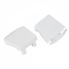 Frigidaire UF13DL3 Door Handle End Cap Set (White) - Genuine OEM