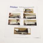 Haier Part# HI6-INSTALL-NOTE Attachment Tab Mounting Instructions (OEM)