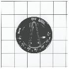 Hotpoint RB525H3WH Thermostat Knob - Black - Genuine OEM