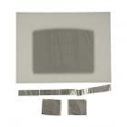 Kelvinator KEF355ASD Outer Oven Door Glass Panel (White) - Genuine OEM